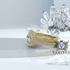 1.19ct Diamond Bridal Set Engagement Ring Curved Wedding Band - 01US83
